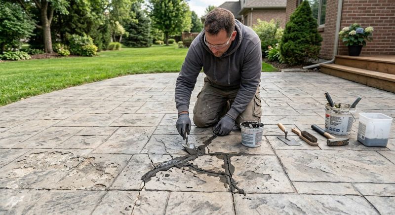 Decorative Concrete Repair in Acworth, GA
